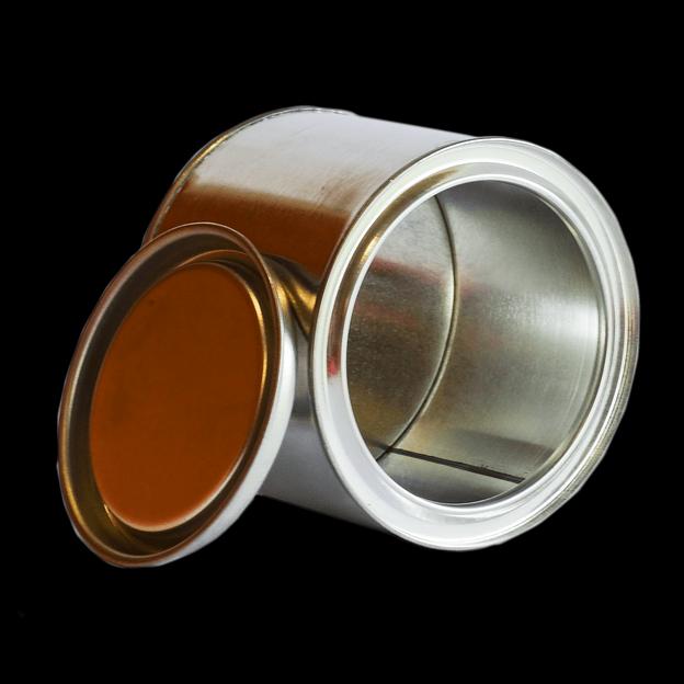 Металлическая банка 0,541 литра с крышкой фото 2