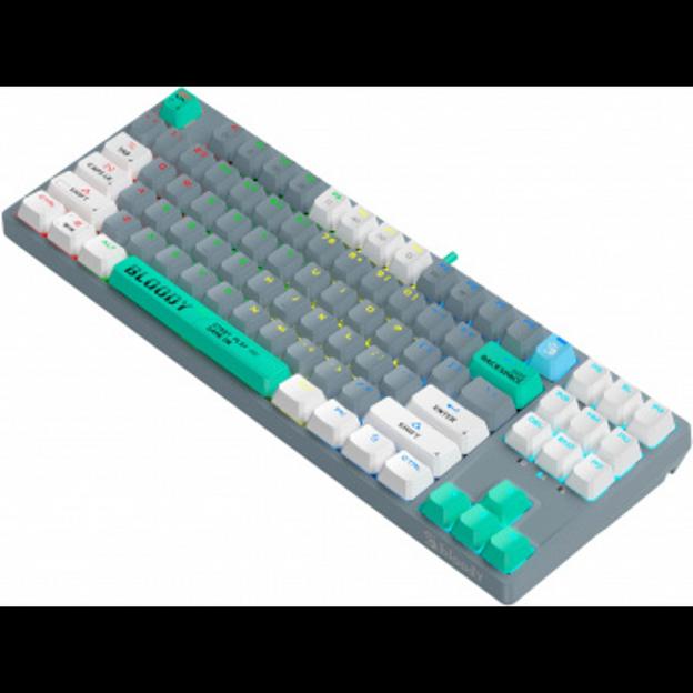 Клавиатура A4Tech Bloody S87 Energy механическая серый USB for gamer LED (S87 USB ENERGY ASH) фото 3