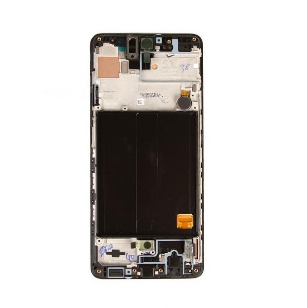 Дисплей для Samsung Galaxy A51 SM-A515 в сборе GH82-21669A в рамке (чёрный) 100 % оригинал ОПТ фото 3