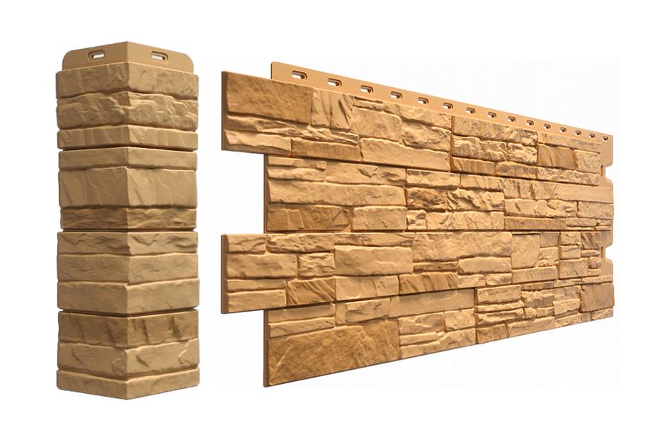 Фасадная панель Döcke «Stein» цвет бронза ОПТ фото 1