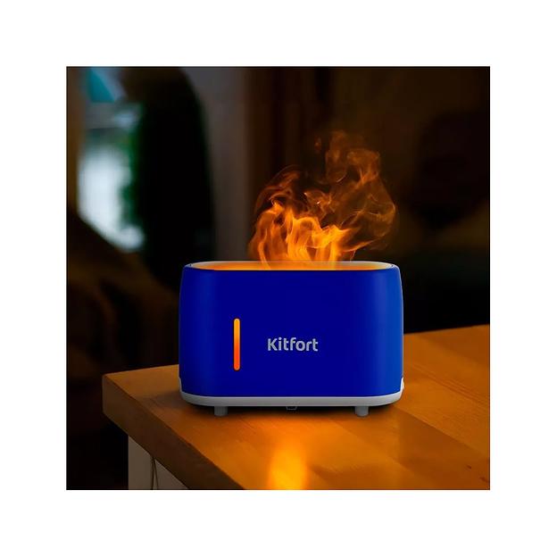 Увлажнитель-ароматизатор воздуха КТ-2887-3 бело-синий фото 3