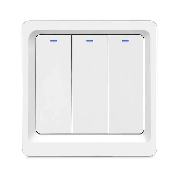 Умный Zigbee выключатель трёхкнопочный Roximo SZBTN01-3 ОПТ фото 2