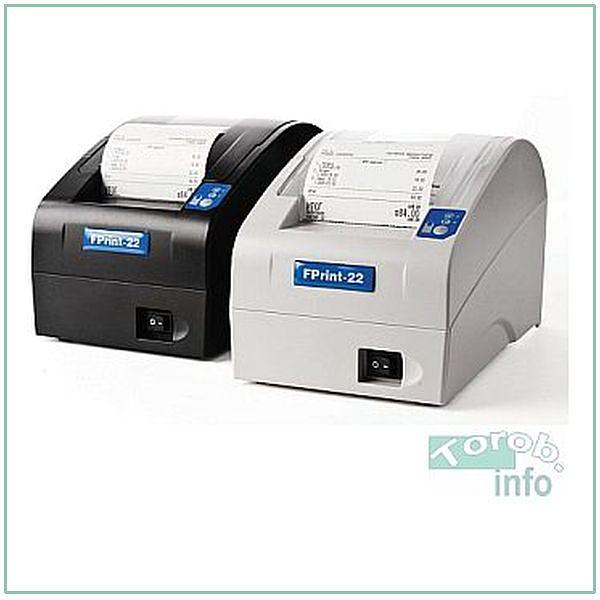 АТОЛ FPrint-22ПТК (5.0) онлайн-касса  - Фискальный регистратор черный RS+USB+Ethernet. + ФН 1.1М на 36 мес.  фото 1