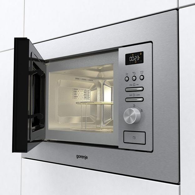 Микроволновая печь Gorenje BM201AG1X 20л. 800Вт нержавеющая сталь (встраиваемая) фото 3