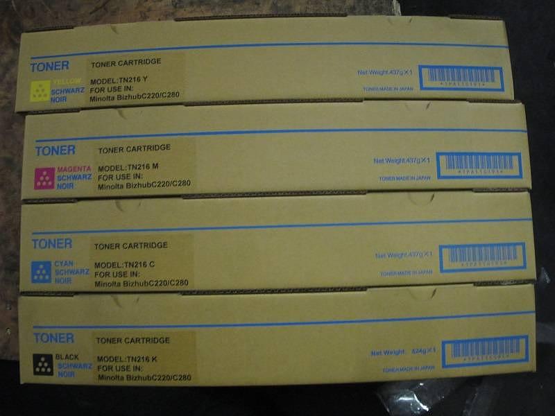 Тонер Konica-Minolta bizhub C220/280/360 TN-216K/TN-319K black 29K ELP Imaging® фото 1