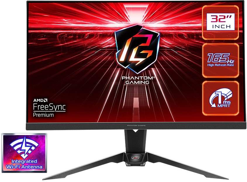 Монитор 31 5" ASRock PG32QF2B фото 1
