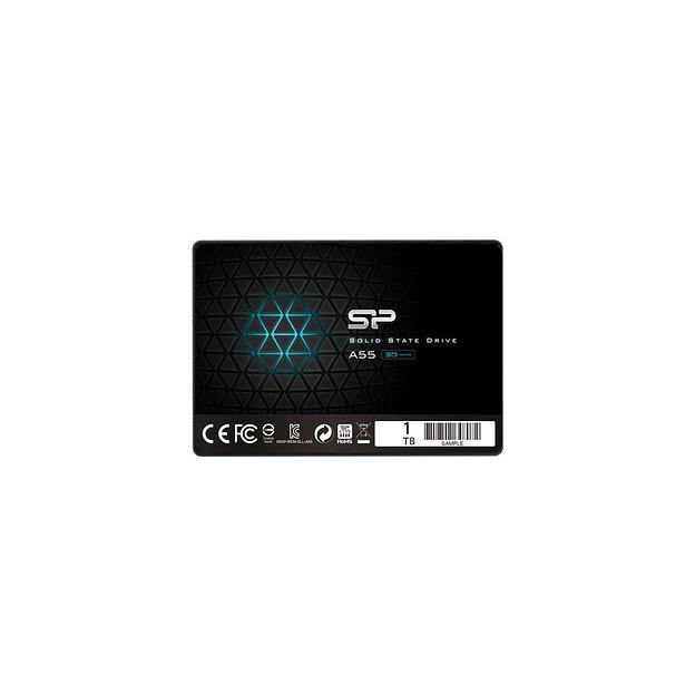 SSD накопитель Silicon Power Ace A55 SP001TBSS3A55S25 1ТБ, 2.5", SATA III, SATA фото 1