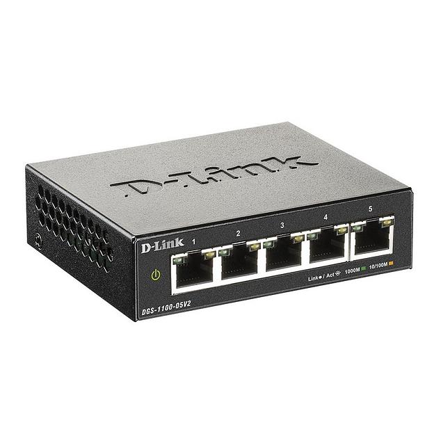 Коммутатор D-Link DGS-1100-05V2/A1A 5G настраиваемый фото 1