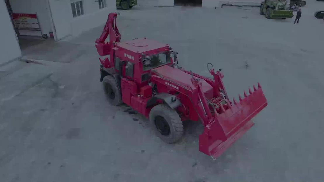 Высокоскоростной многофункциональный фронтальный погрузчик Jonyang фото 7