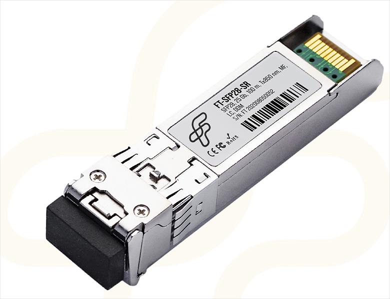 Модуль Модуль оптический FT-SFP28-SR (25Gb, 100m, Tx850nm, MM, LC, DDM). Прошивка Intel (FT-SFP28-SR_Intel) фото 1