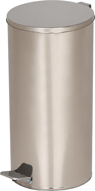 Урна с педалью хром 40 литров фото 1