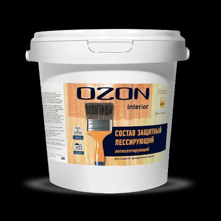Антисептический защитный лессирующий лак для дерева OZON ЛА-9 опт фото 2