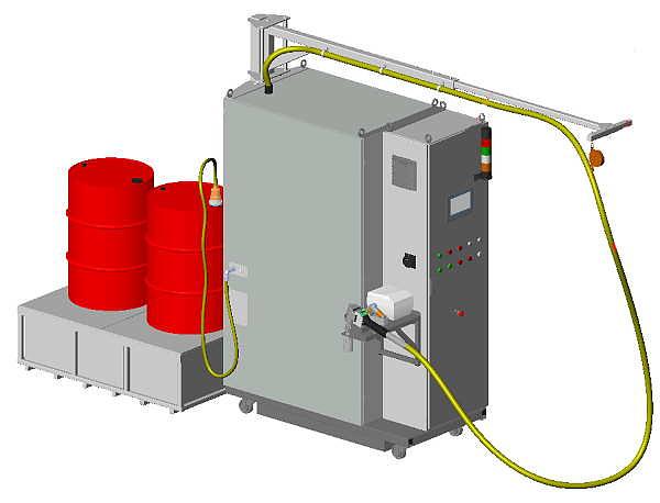 Автоматизированный стенд заправки охлаждающей жидкостью автомобилей фото 1