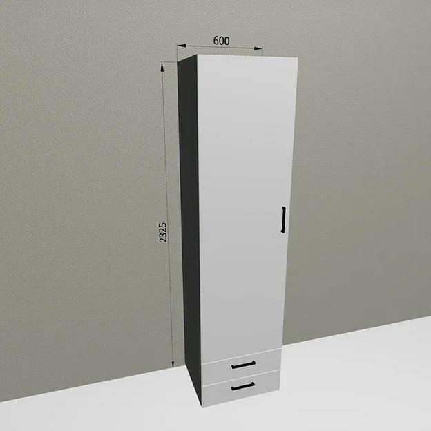 Шкаф распашной Sanvut 600х500х2325 мм арт.Ш619ЯМ ОПТ фото 7