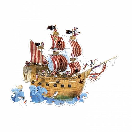 Пазл-напольный Janod Корабль пиратов 39 эл. J02819 фото 1