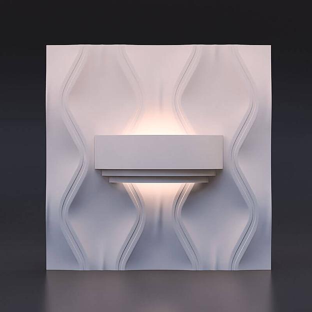 Светильник 3D из гипса «Светильник №3» фото 3