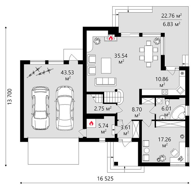 Проект дома KDR – 110 фото 4