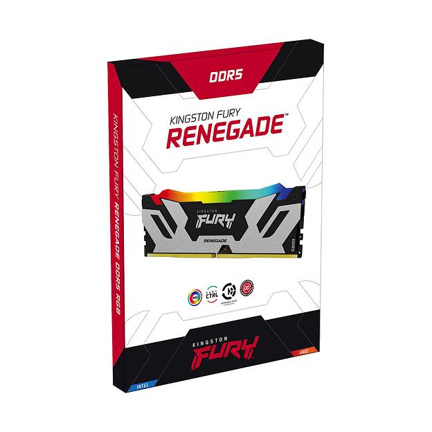 Модуль памяти Kingston FURY Renegade RGB XMP KF564C32RSA-16 DDR5 16GB фото 3