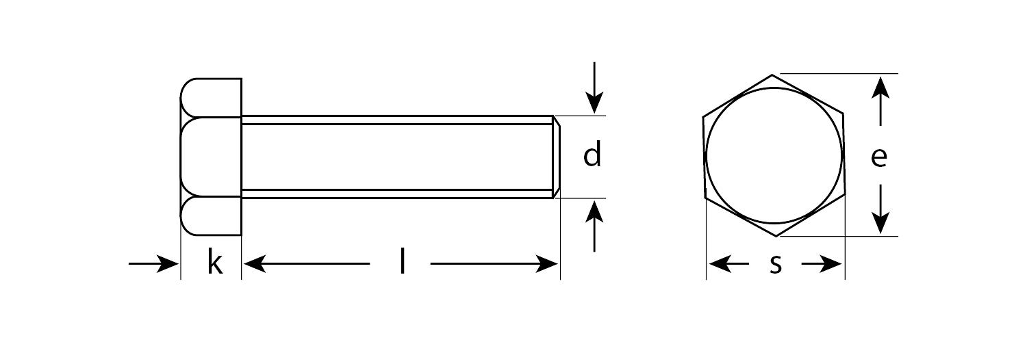 ЗУБР ГОСТ 7798-70, кл. пр. 5.8, M6 х 25 мм, цинк, 7 шт, болт (303086-06-025) фото 2