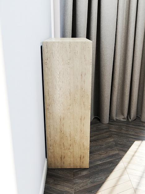 Стеллаж вертикальный с дверцами Wood&Stone «Малави» дуб бунратти 62.8×31.2×93.4 см фото 3