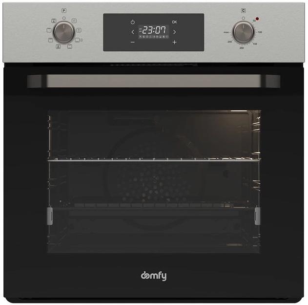 Духовой шкаф Электрический Domfy DM6642EO IX серебристый фото 1