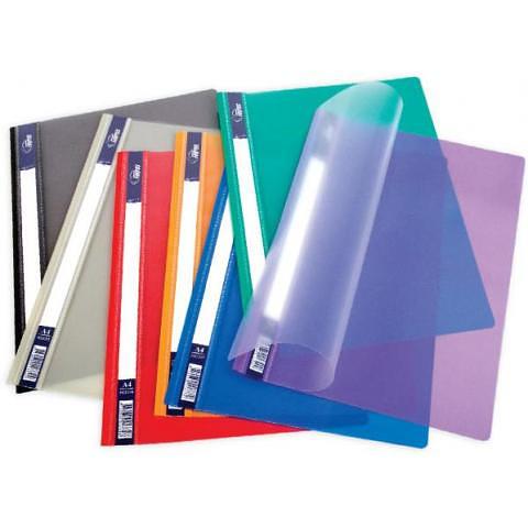 Папка-скоросшиватель РР, А4, проз. тит. обложка, желтый фото 1