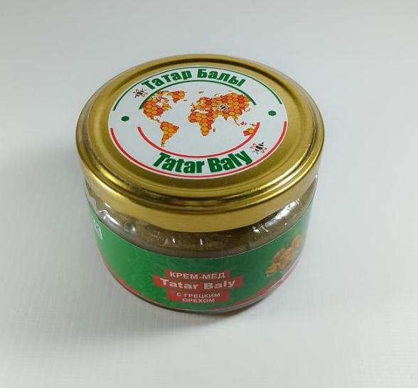 Крем-мёд с грецким орехом, 250 мл. ОПТ фото 1