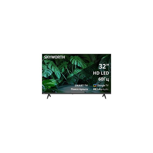 32" Телевизор SKYWORTH 32E55G, HD, черный, СМАРТ ТВ, Google TV фото 1