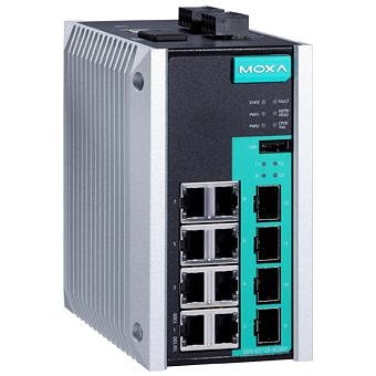 Коммутатор 8 x 10/100/1000BaseTX, 4 x 100/1000Base SFP, с расширенным диапазоном температур фото 1
