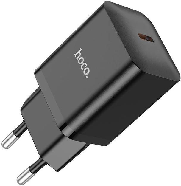 Сетевое зар./устр. Hoco N27 Black 20W (PD+QC+AFC) USB-C черный фото 1