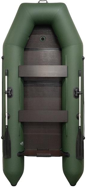 Лодка Барс 3200 СКК, габариты: 3200*1440*385 мм., цвет: зеленый фото 3