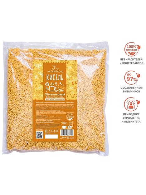 Кисель сухой витаминизированный АлтайПлод «Облепиховый» 500 г ОПТ фото 1