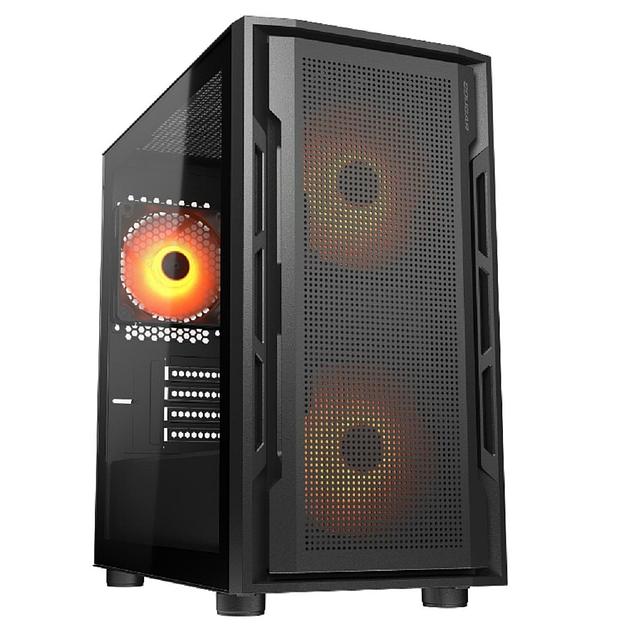 Cougar Uniface Mini RGB 2x140mm + 1x120mm ARGB Fan, ARGB Fan Hub, без БП, черный, mATX фото 1