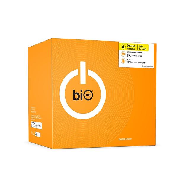 Bion BCR-CE262A Картридж для HP {Color LaserJet Enterprise CP4025n/CP4025dn/CP4525n/CP4525dn/CP4525xh }(11000 стр.), Желтый фото 1