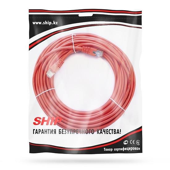 Патч Корд SHIP S4025RD1500-P Cat.5e FTP LSZH RJ-45 15 м Красный Экранированный Пол. пакет фото 2