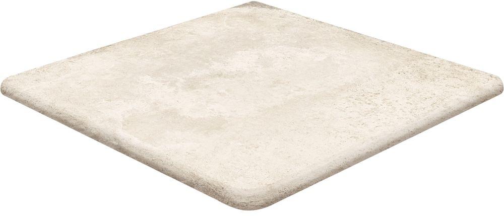 Ступень клинкерная угловая Exagres Alhamar Blanco Cartabon Fiorentino 33x33 фото 1