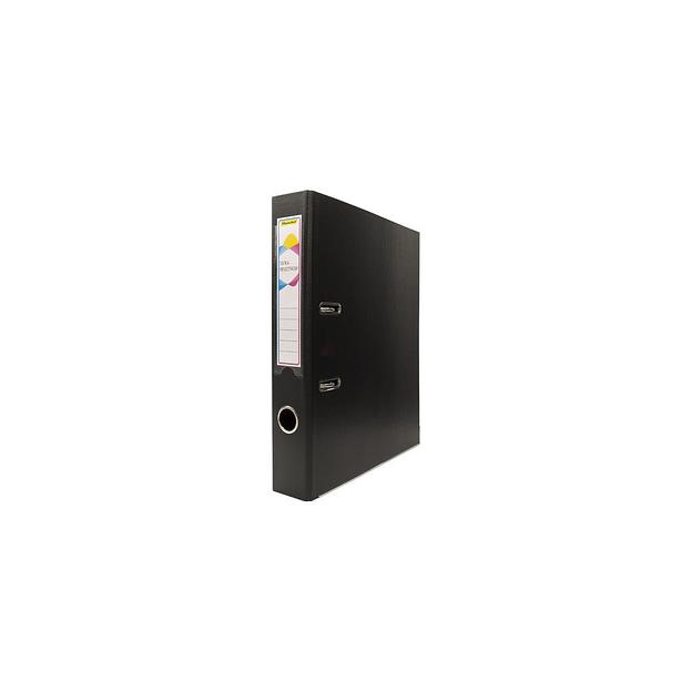 Папка-регистратор Silwerhof A4, 50мм, ПВХ/ПВХ, черный фото 1