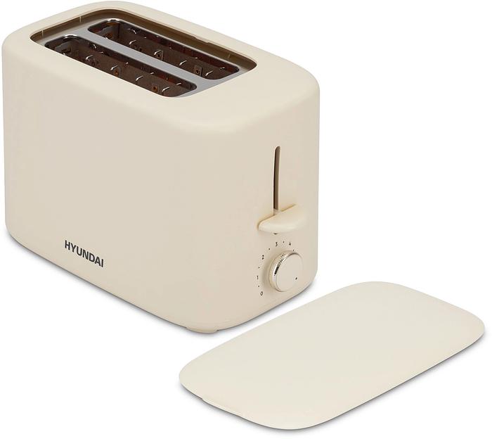 Тостер Hyundai HYT-4307 750Вт кремовый фото 4