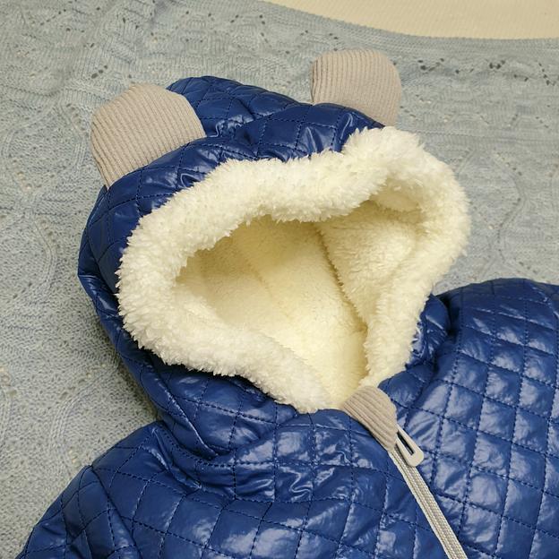 № 11-410 Комбинезон детский прогулочный "Еврозима", бежевый, ОПТ фото 6