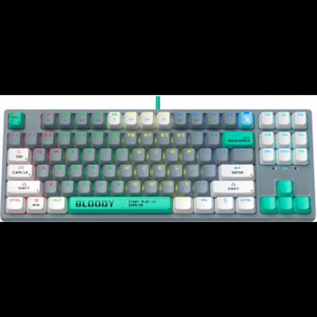 Клавиатура A4Tech Bloody S87 Energy механическая серый USB for gamer LED (S87 USB ENERGY ASH) фото 6
