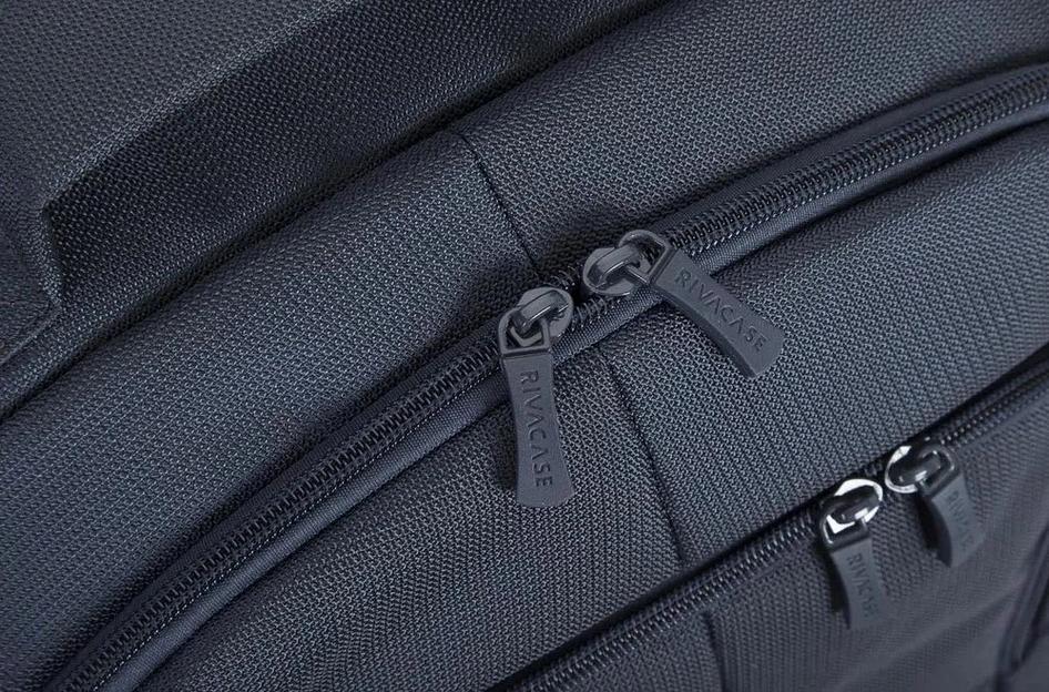 Рюкзак для ноутбука 17.3" Riva 8460 темно-синий полиэстер женский дизайн фото 3