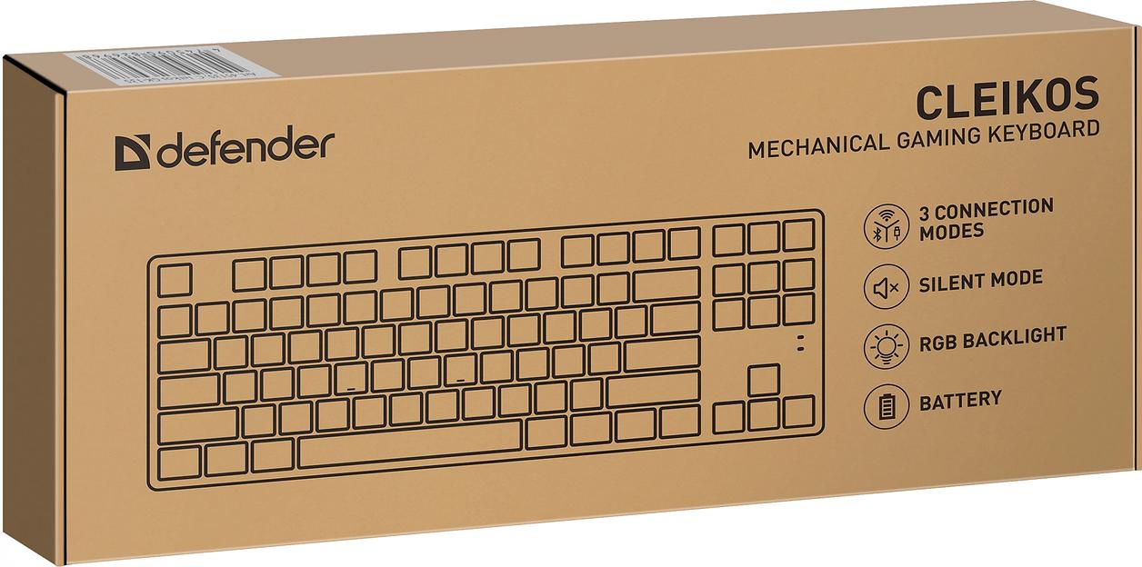 Клавиатура механическая DEFENDER (45135) Cleikos GK-135 фото 10
