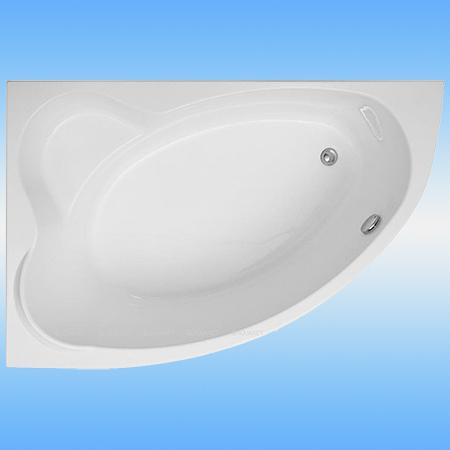 Ванна акриловая AQUANET Lyra 1500х1000х648 левая, без ножек (каркаса), без экрана фото 1