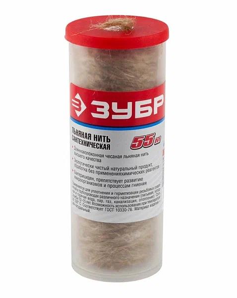 Нить ЗУБР льняная сантехническая 55 м фото 1
