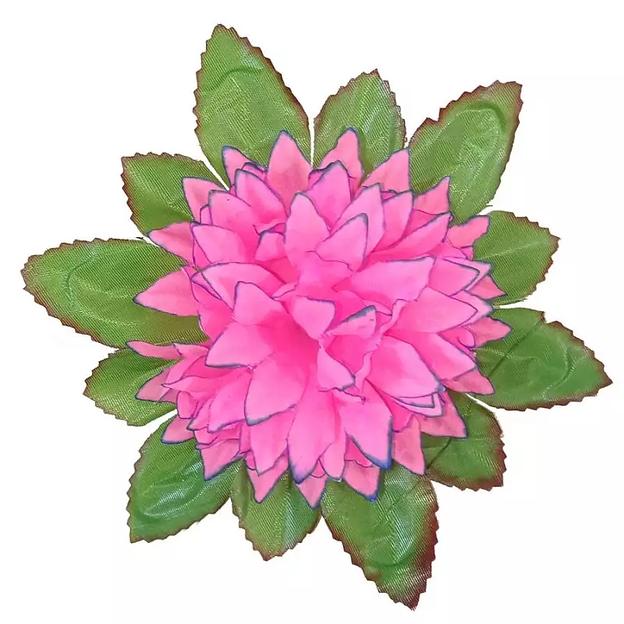 Головка хризантемы Ромелия с листом 5сл 21,5см 441-л084-191-172-162 1/14 фото 1