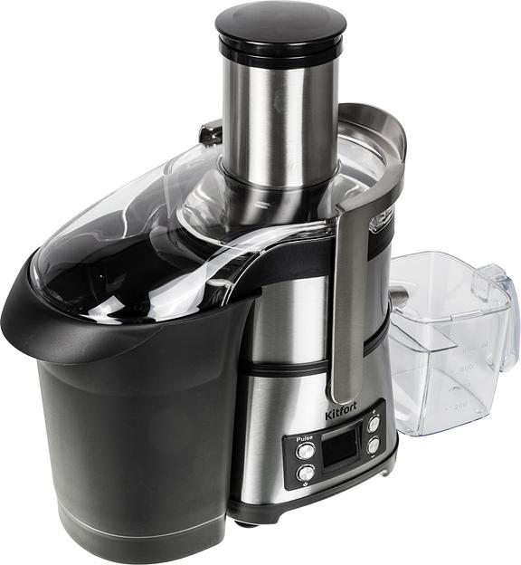Кухонный комбайн Kitfort KT-1395 800Вт серебристый/черный фото 3