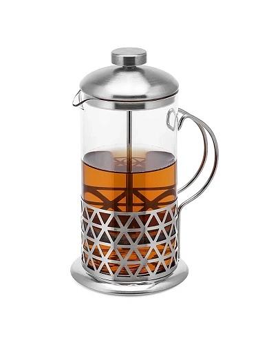 Френч-пресс 1000 мл. нерж. Термостекло /1/ 24/ фото 1