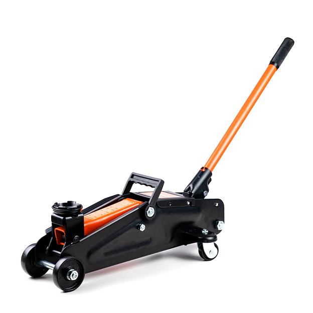 Гидравлический подкатной домкрат 2т 125-330мм Kingqueen QJD61A фото 1