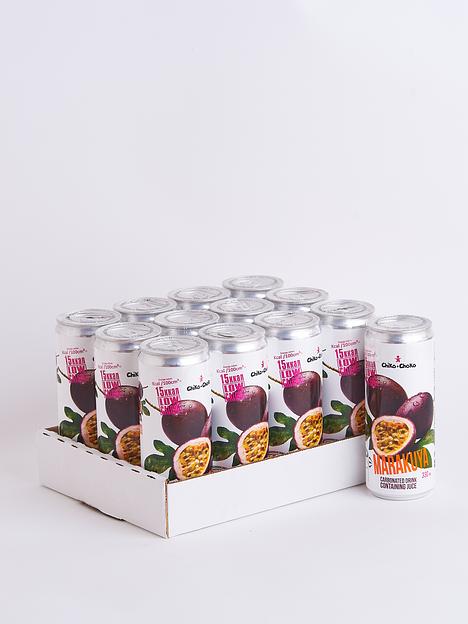 Напиток безалкогольный сокосодержащий Chiko-Choko Маракуйя в алюминиевой банке 0,33 ОПТ фото 2
