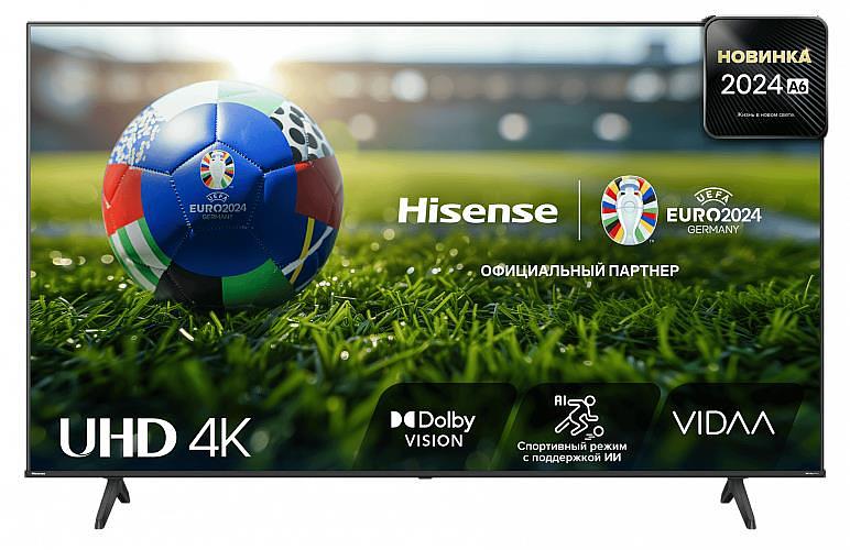 Телевизор 43" 4K 43A6N HISENSE фото 1
